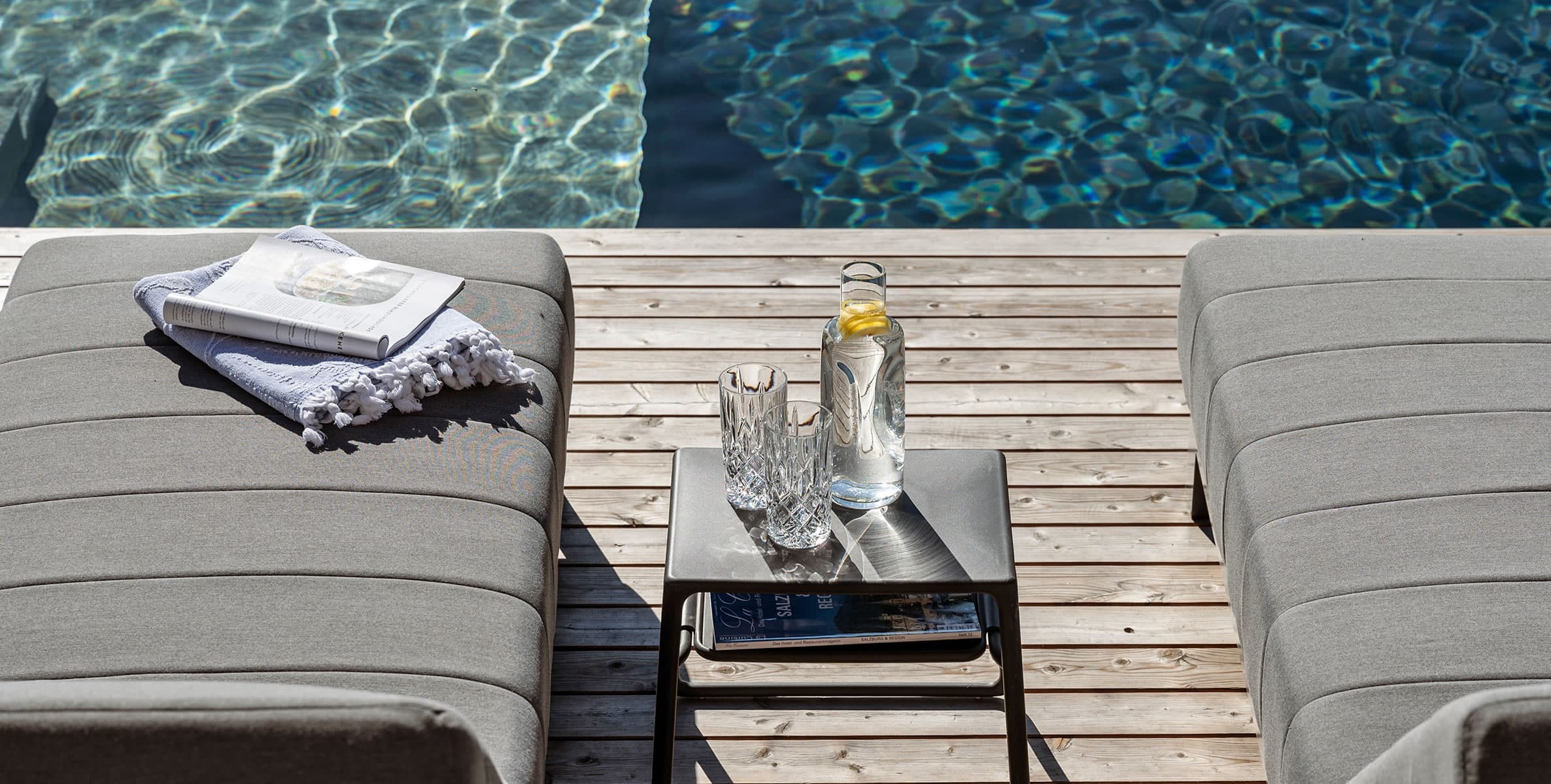 Steg am Naturbadeteih