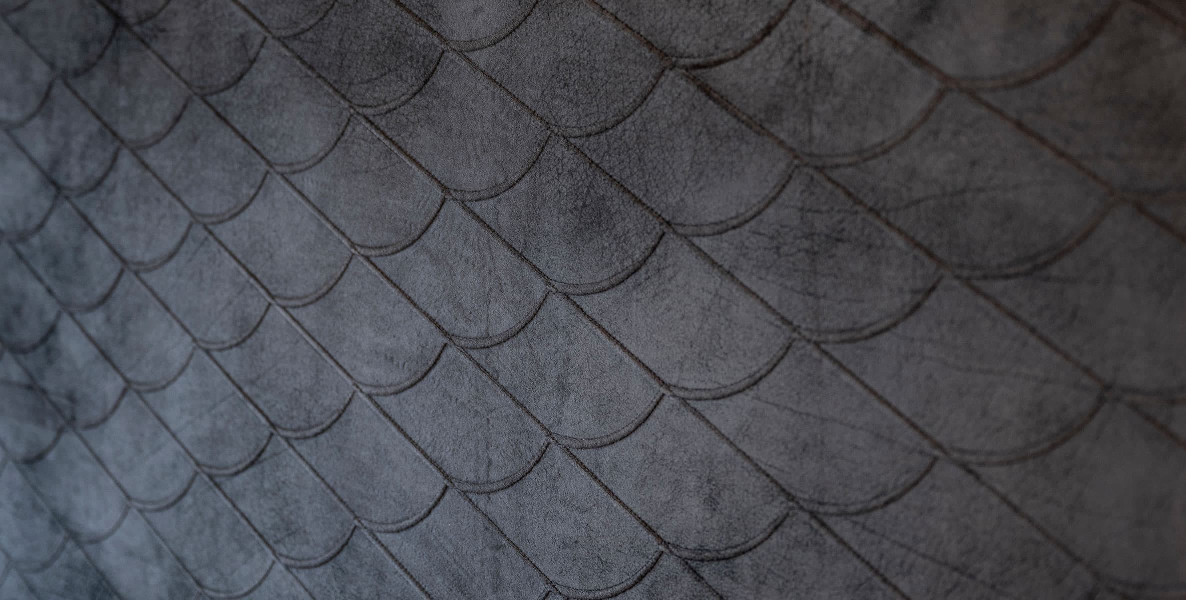 Betthaupt vom Doppelbett im Schlafzimmer in der Ferienwohnung