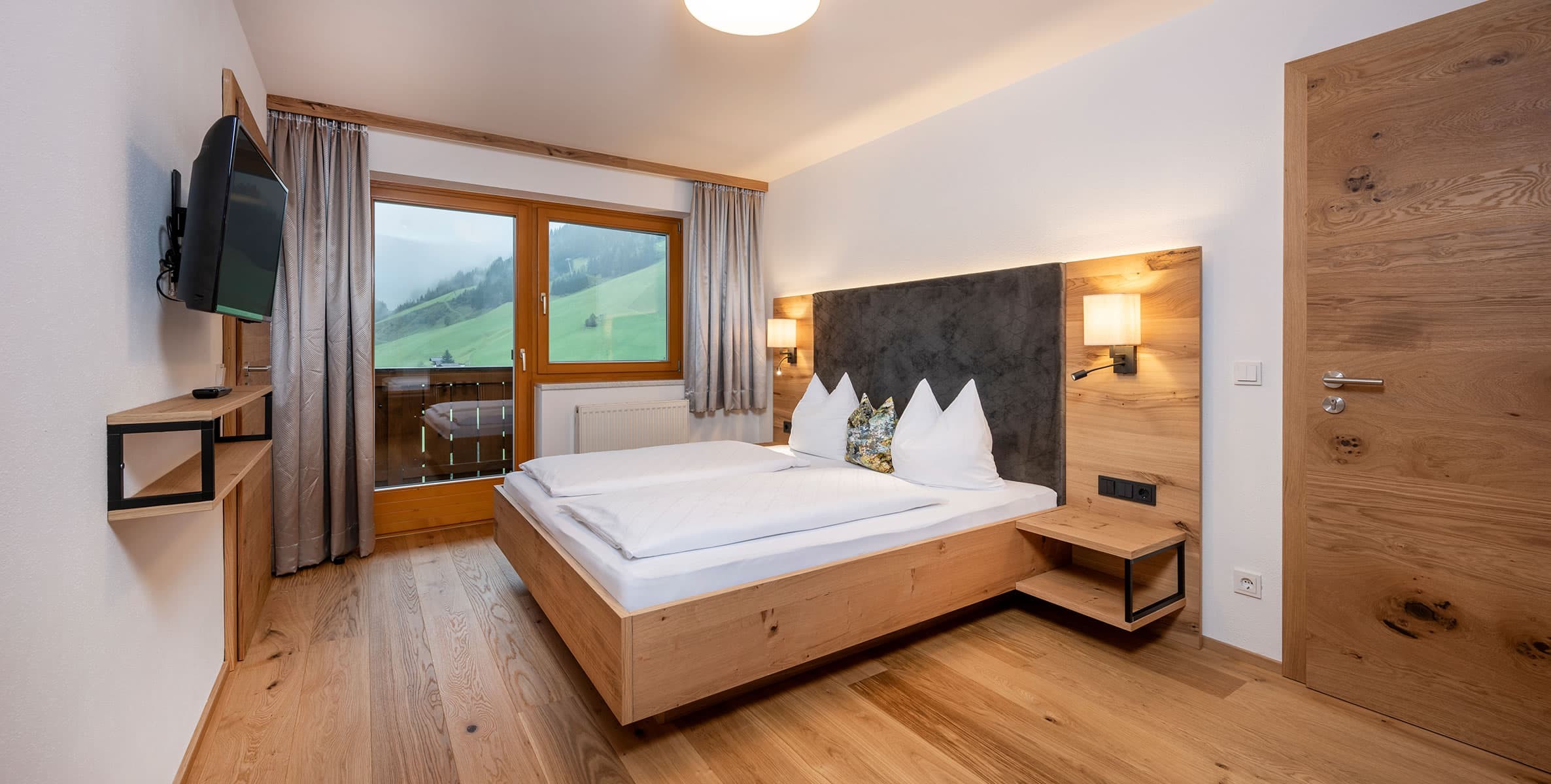 Schlafzimmer im Apartment