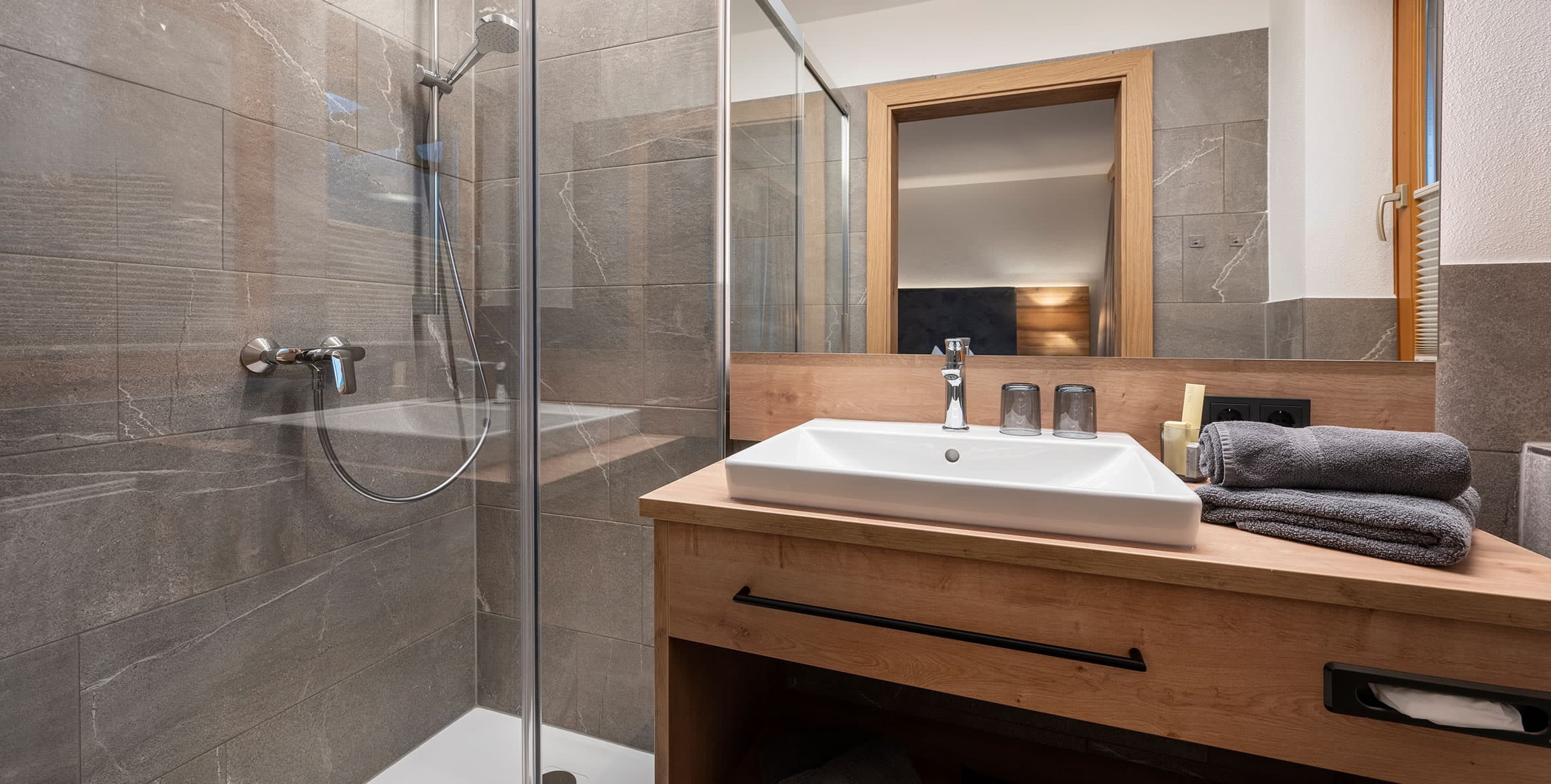 Badezimmer in der Ferienwohnung