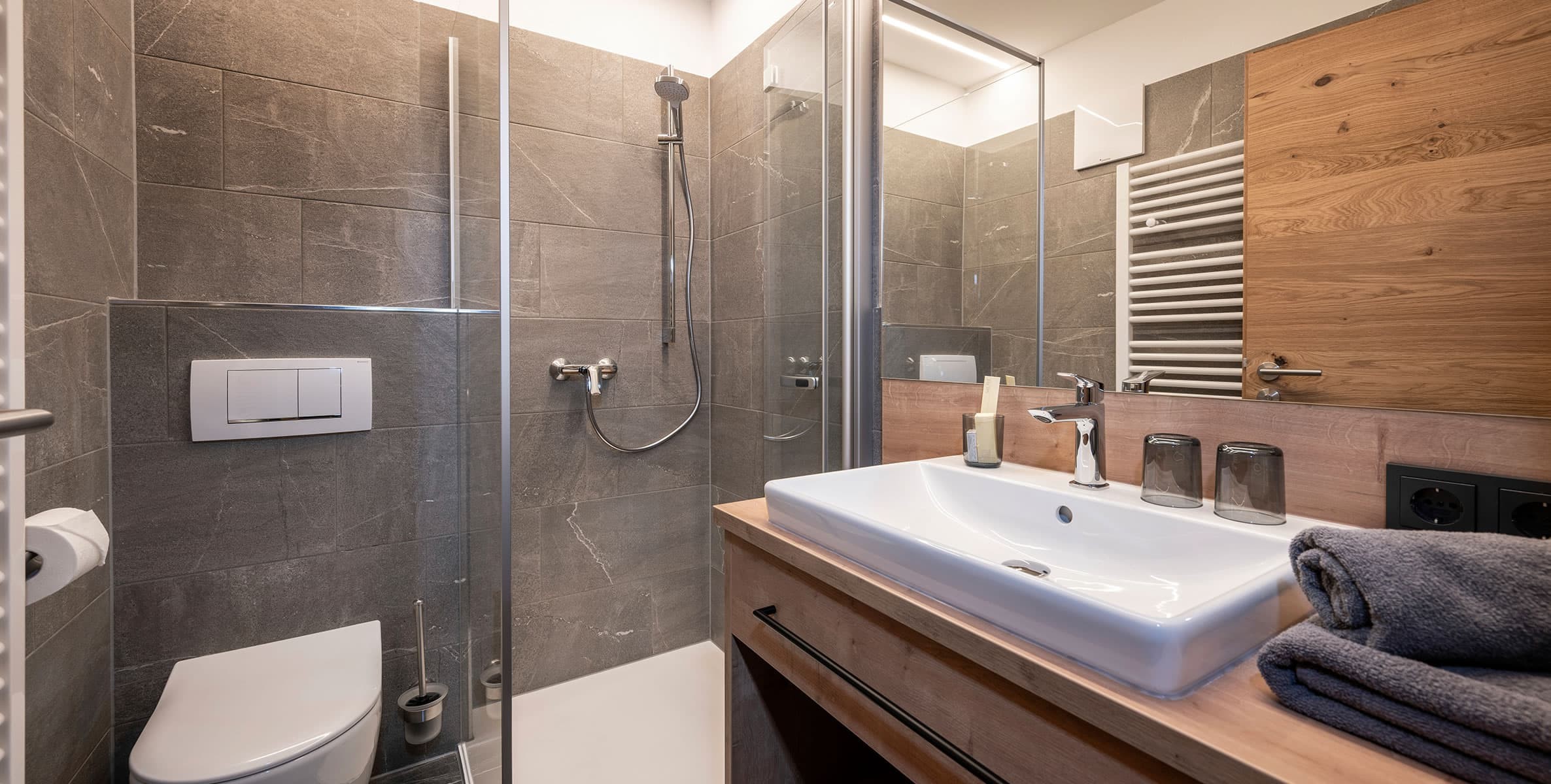 Badezimmer in der Ferienwohnung