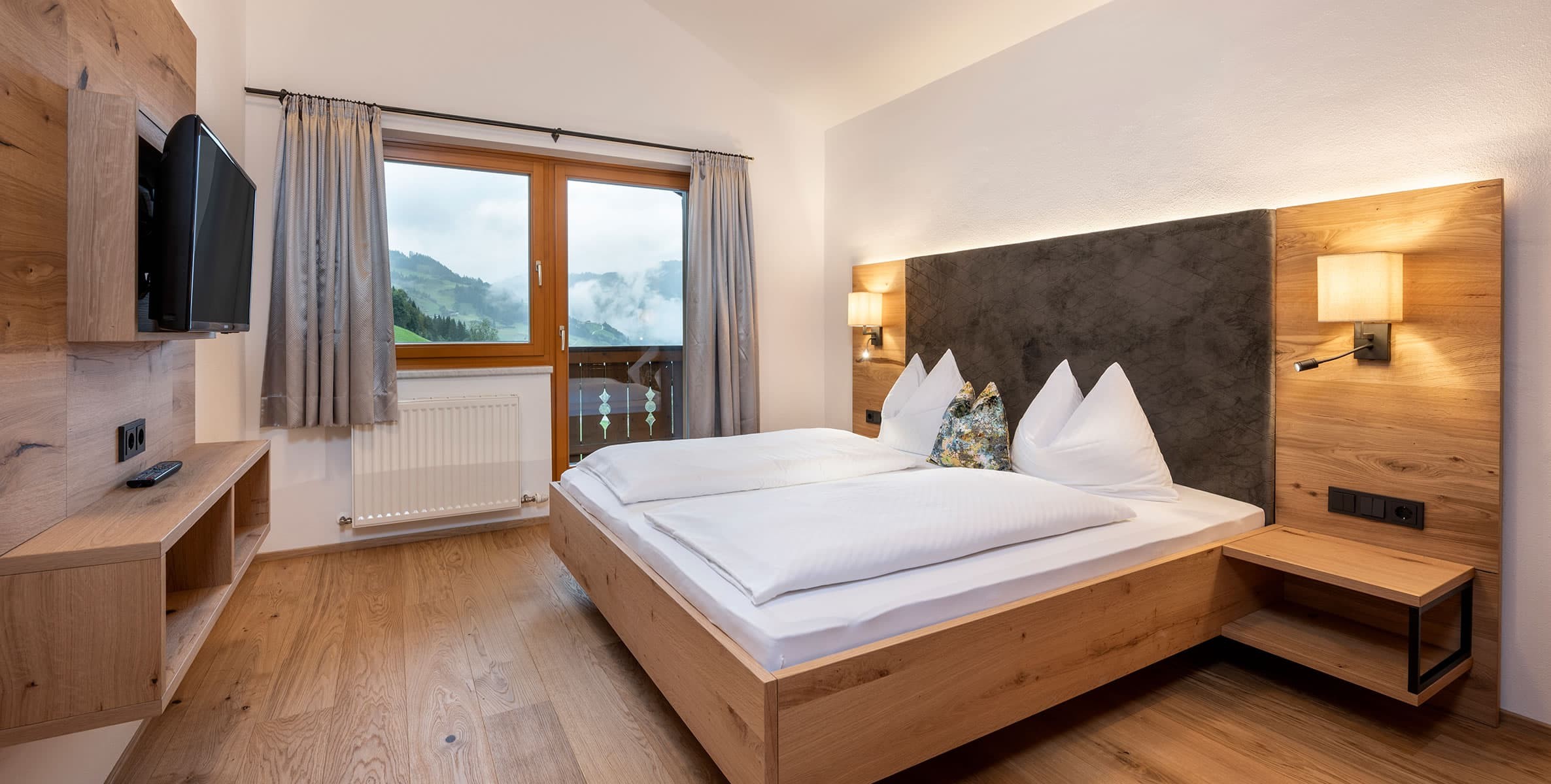 Schlafzimmer in der Ferienwohnung