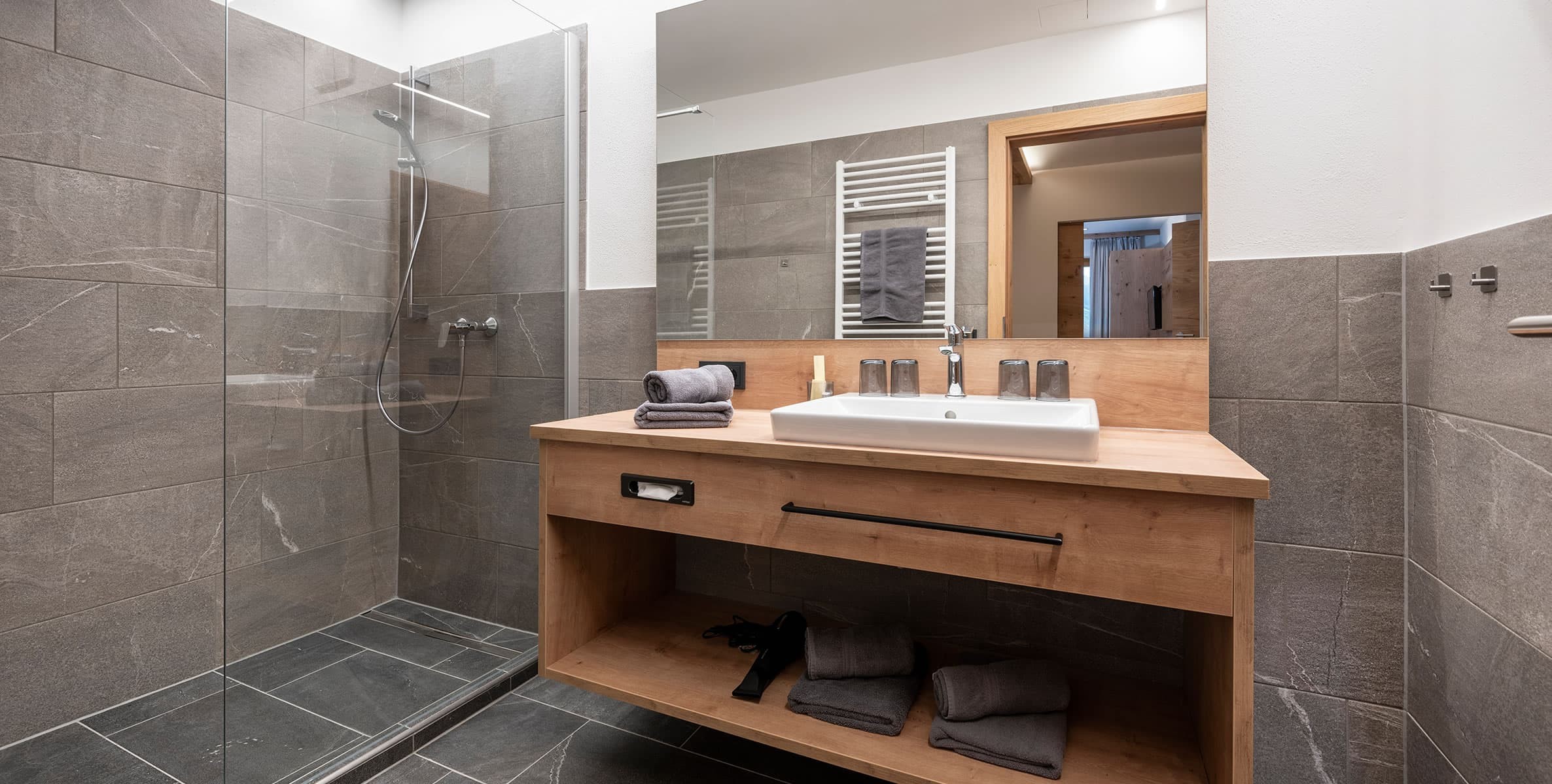 Badezimmer in der Ferienwohnung