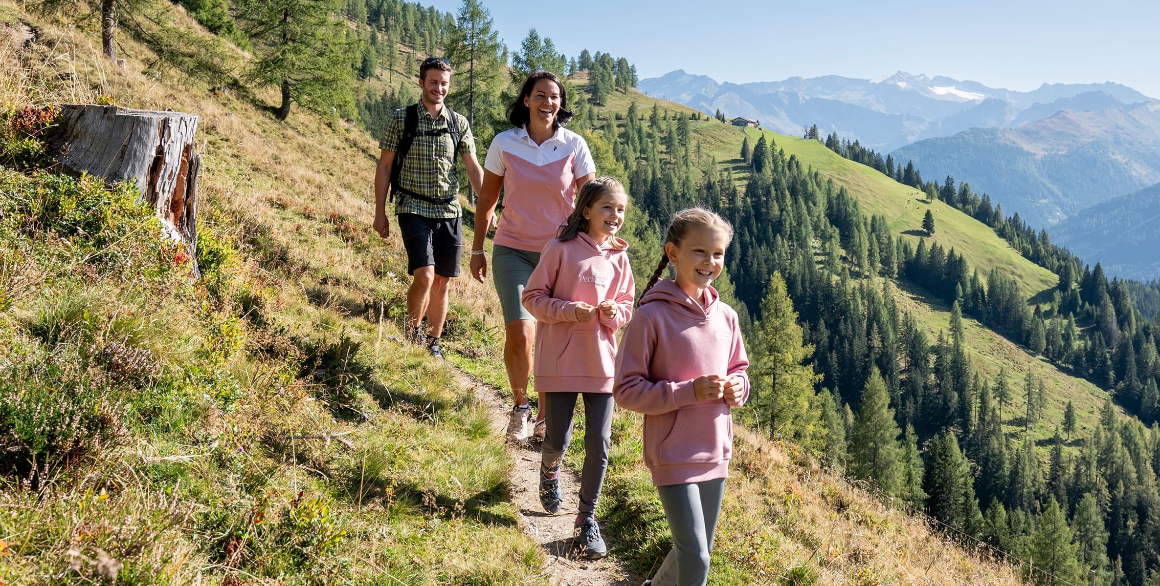 Wanderung  mit der Familie