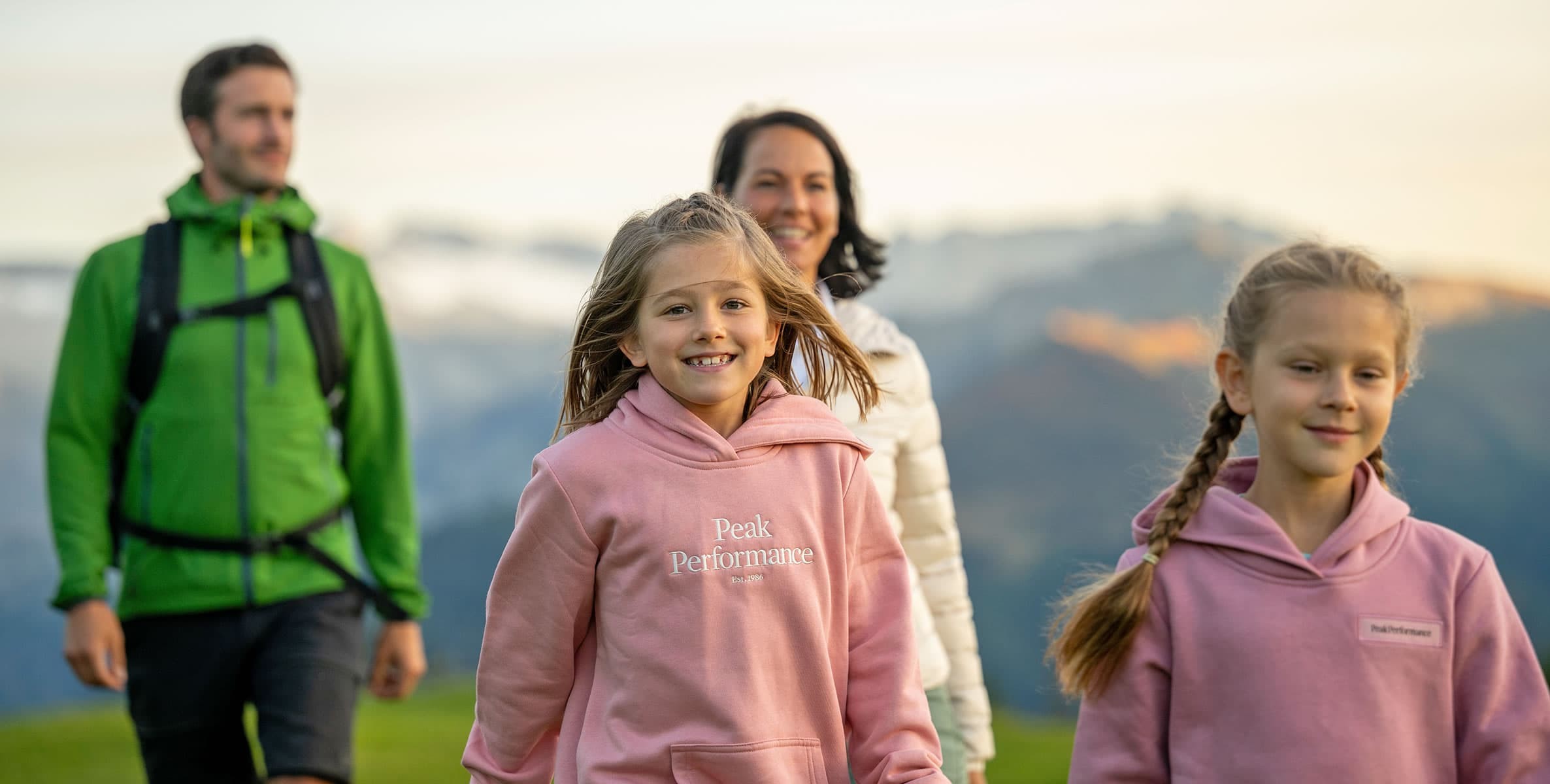 Wanderung mit der Familie