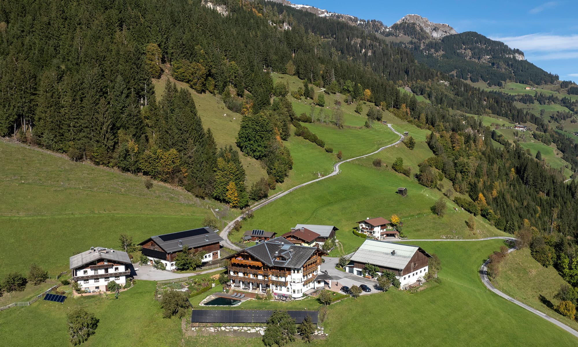 Panoramalage inmitten herrlicher Natur vom Apart Residenz Bergengut